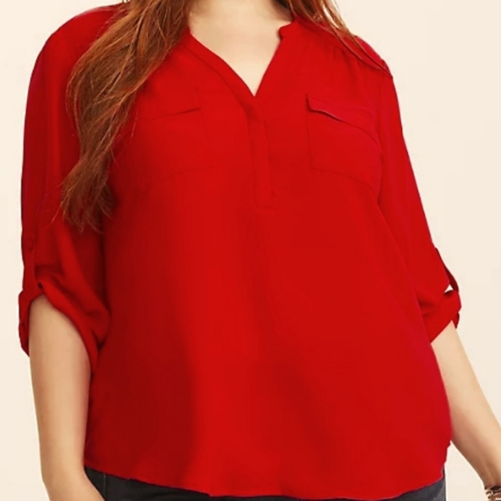 Torrid Georgette Blouse